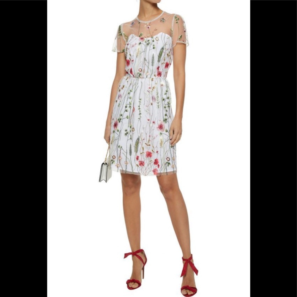 Walter Baker Drew Embroidered Dress